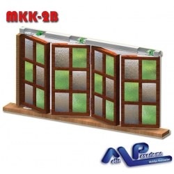 MKK-2B Sürgülü Katlanır Kapı - Panel Sistemi