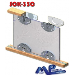 SCK-35C Ayarlı Sürgülü Cam Kapak Sistemi
