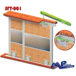 SFT-001 Yavaşlatıcı Sürgülü Kapak Gardolap Sistemleri
