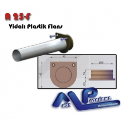 A 25-F Vidalı Plastik Flanş