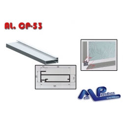 AL CP-53 Alüminyum Çerçeve Kapak Profili
