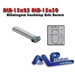 Alüminyum Gardolap Askı Borusu