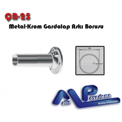 Metal - Krom Gardolap Askı Borusu