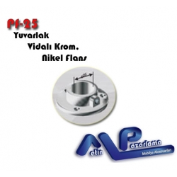 PF-25 Yuvarlak Vidalı Krom-Nikel Flanş