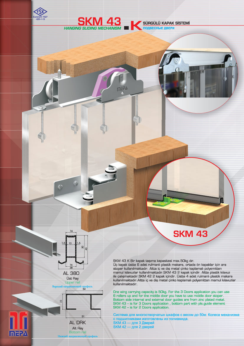 SKM-43-K Sürgülü Kapak Sistemi