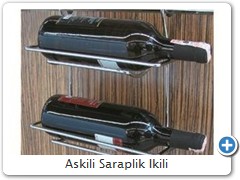 B-3255 Askılı Şaraplık İkili
