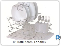 86928 İki Katlı Krom Tabaklık